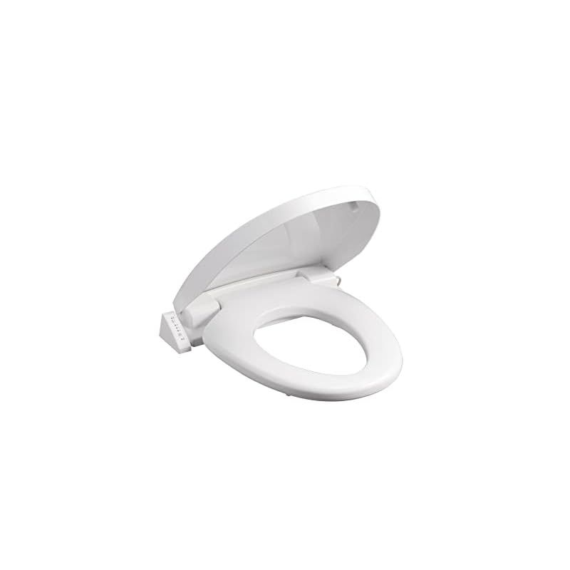 SANEI 暖房便座 前丸タイプ ソフト閉止 温度調節3段階 省エネ 簡単取付 ホワイト PW 9042-W