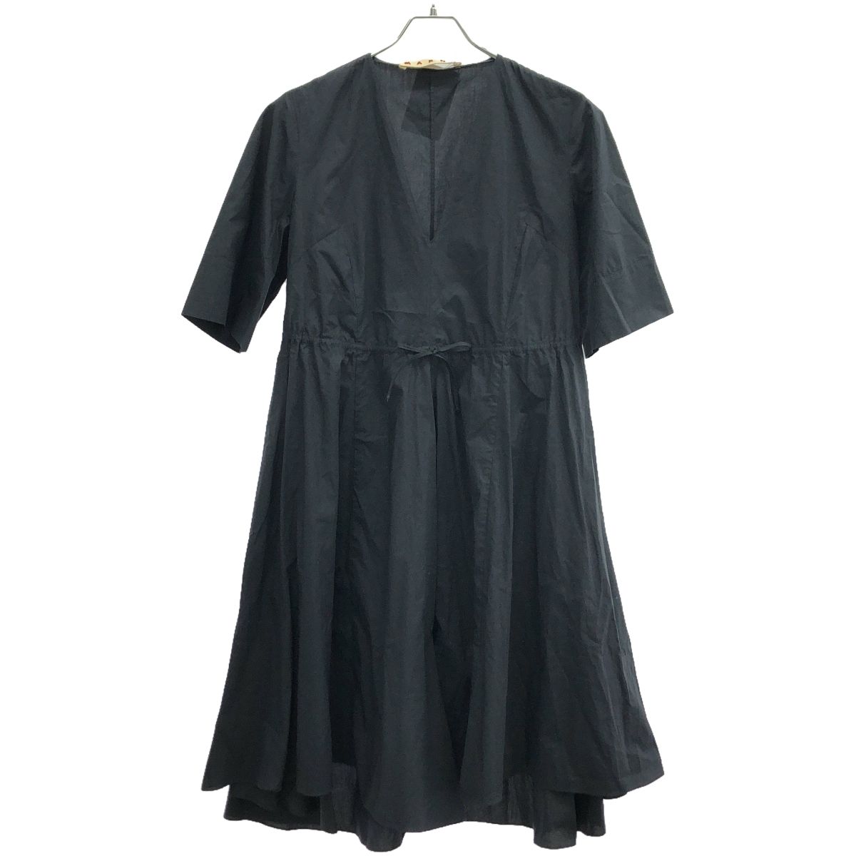 MARNI マルニ 13SS コットンドレスワンピース ネイビー 40 - メルカリ
