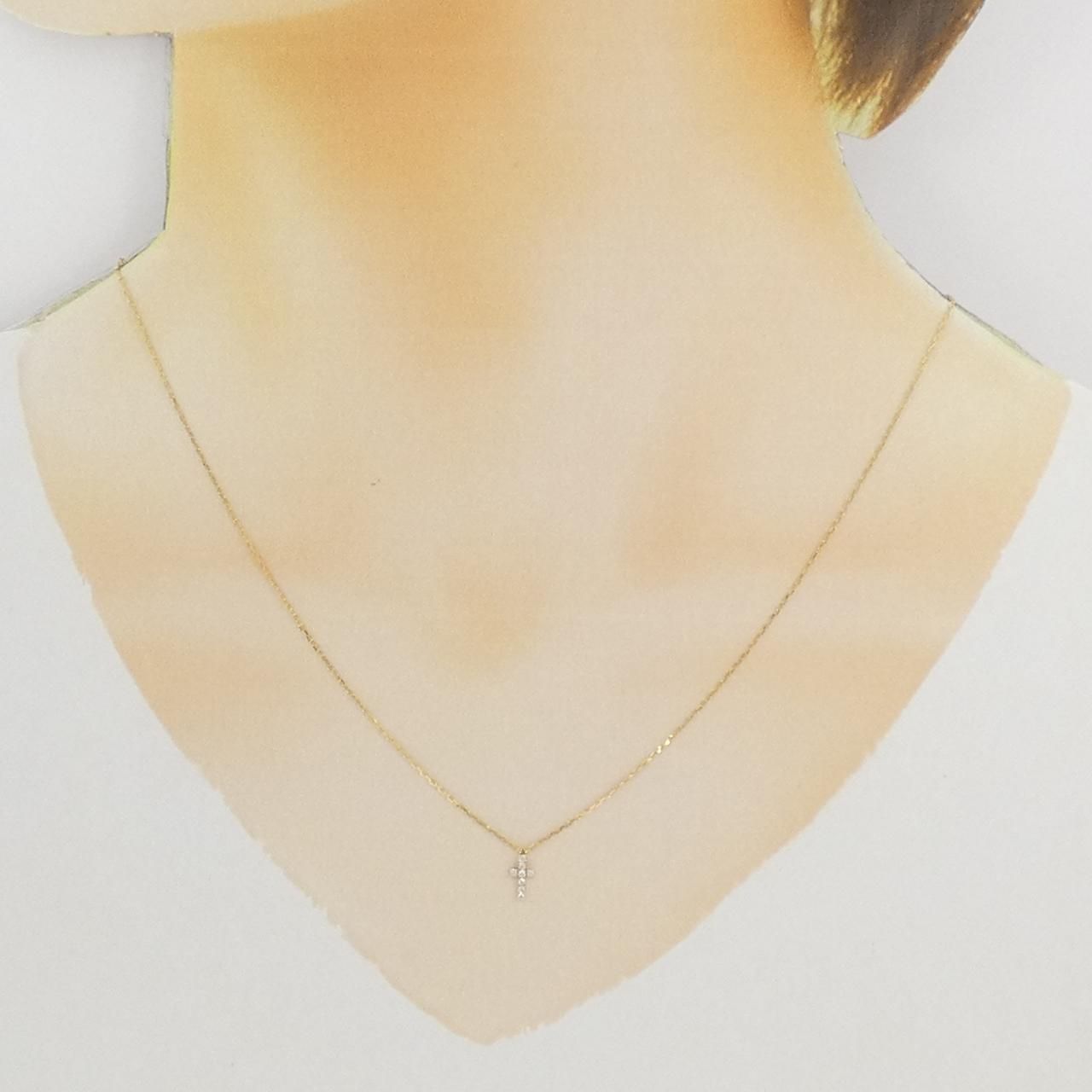 クロスパヴェ ネックレス