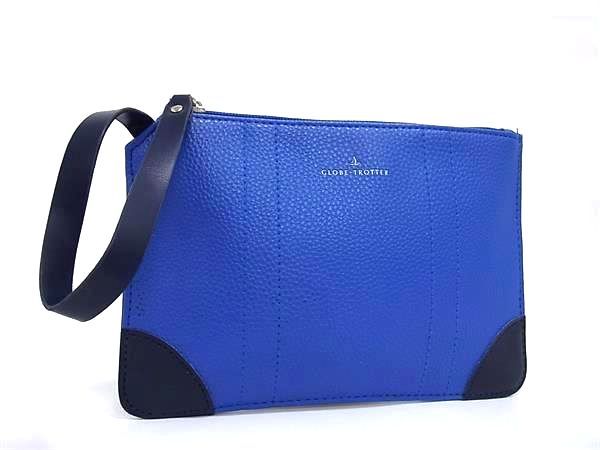 ⭐️極美品⭐️ グローブトロッター　JET ハンドバッグ　レザーバッグ　ネイビー ジェット コレクション | レザー バッグ 財布 カードケース
