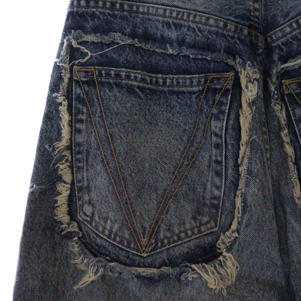 VETEMENTS (ヴェトモン) 23SS デストロイバギーパンツ ダメージバギー