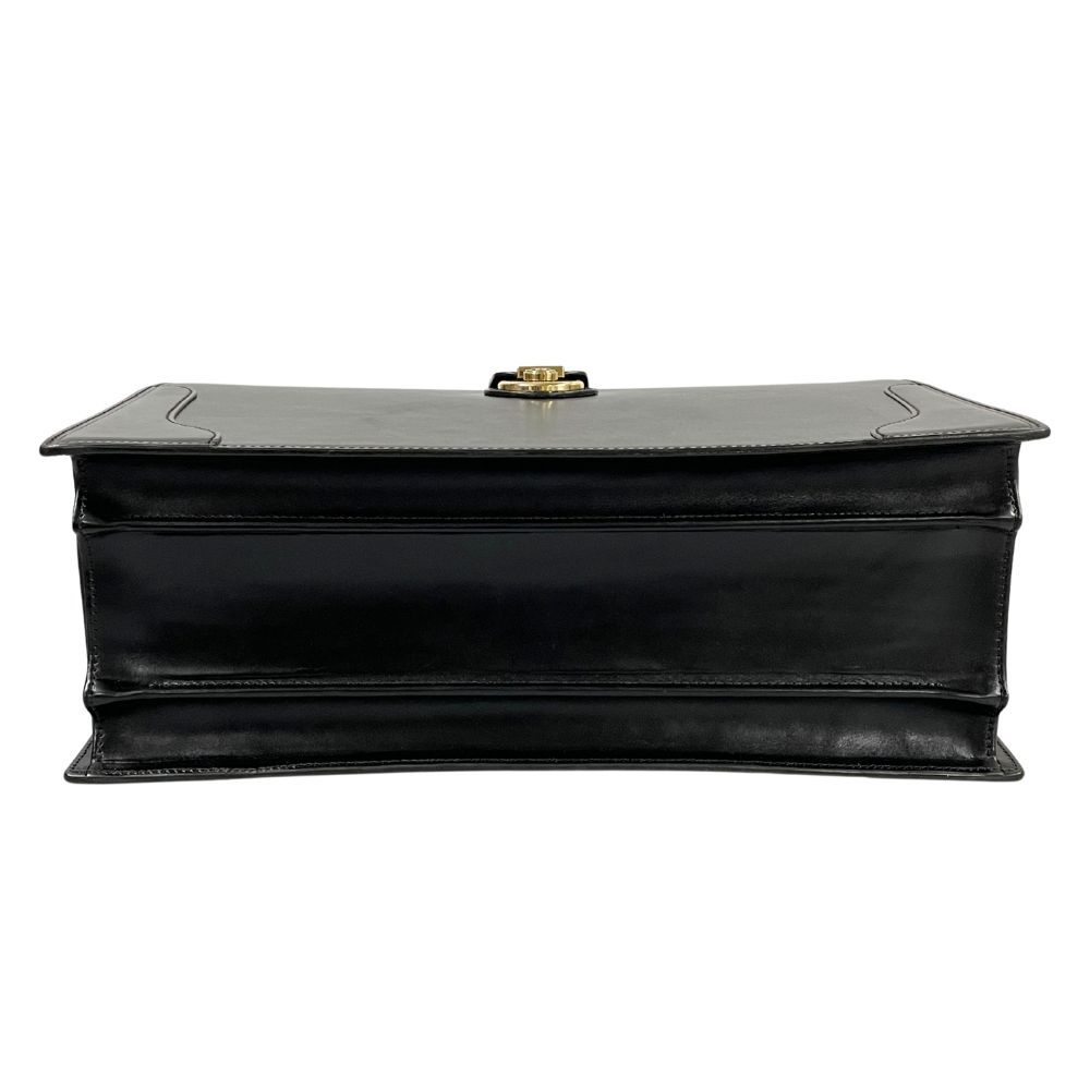 大峡製鞄 オオバセイホウ ダレスバッグ ブラック×オレンジ 正規品