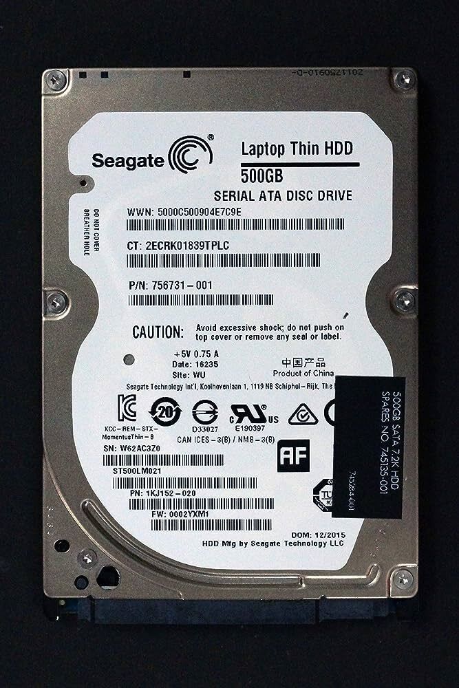 Seagate 500Gb 2.5