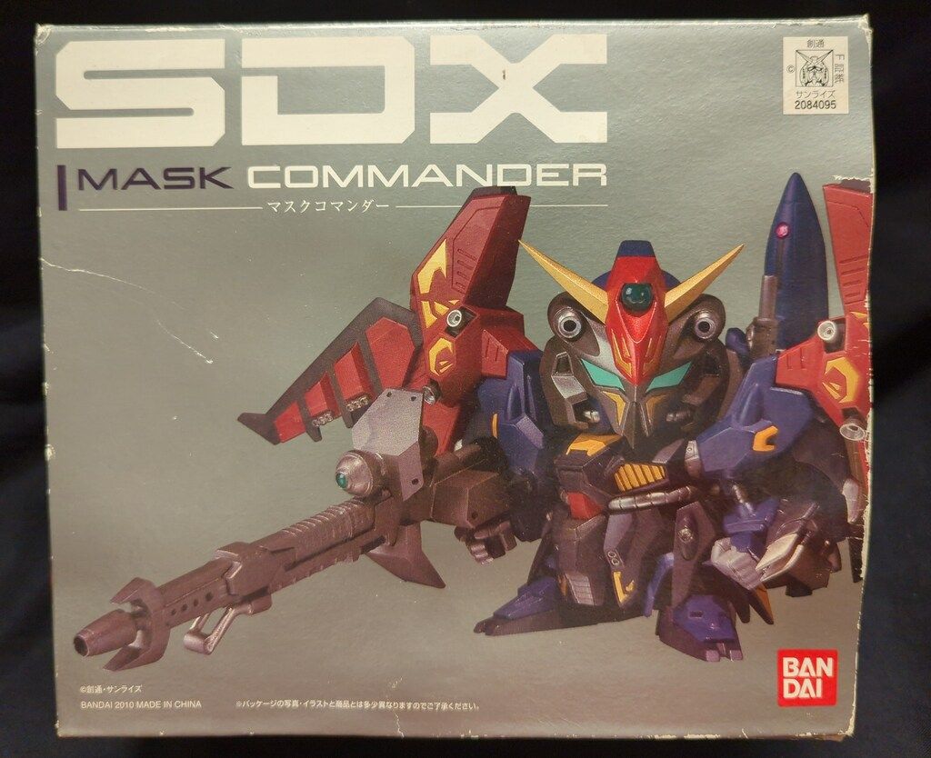 60】 SDX SDガンダム GARMS マスクコマンダー 開封美品 箱スレ多め
