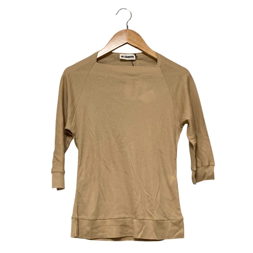 美品 JIL SANDER ジルサンダー シルクブレンド ニット Tシャツ M 美品 JIL SANDER ジルサンダー シルクブレンド ニット Tシャツ M