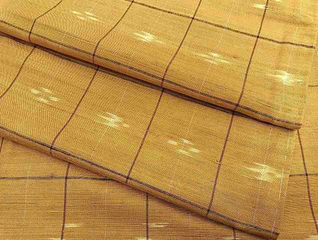 平和屋着物○上質な紬 琉球絣文様 正絹 逸品 BAAT3171hv - メルカリ 