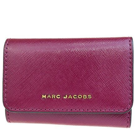 【中古】 超美品 マークジェイコブス MARC JACOBS 6連キーケース パープル レザー 03HD586