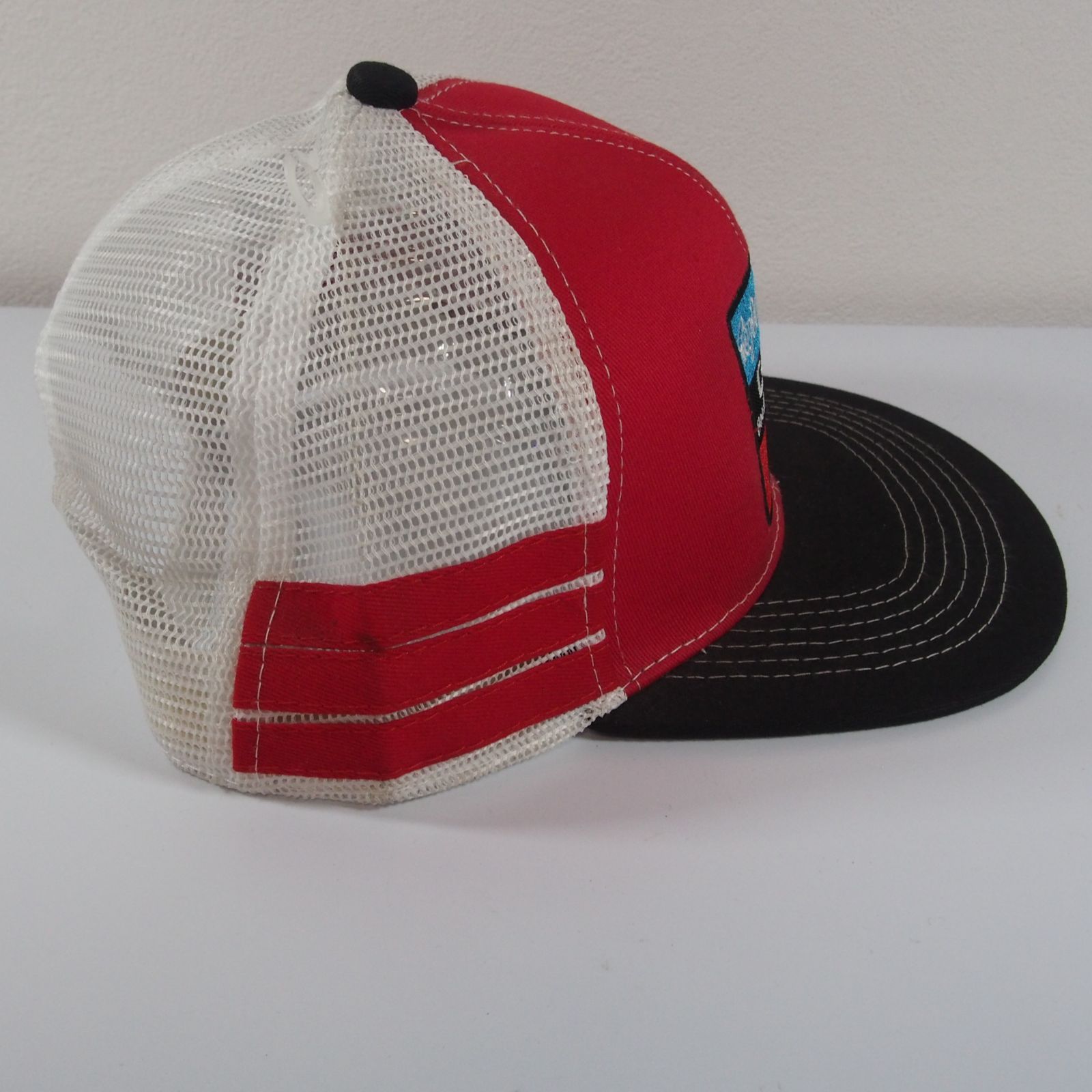 48 赤/黒 KTM ロゴ 刺繍 キャップ 帽子 メッシュキャップ　レーシング