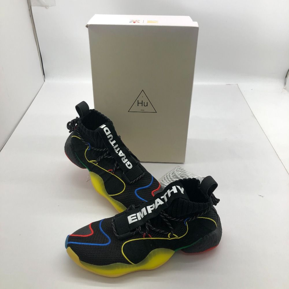 中古】04w0676∞※Pharrell Williams × adidas ファレル・ウィリアムス アディダス クレイジー BYW LVL X  グラティテュード/エンパシー G27805 コアブラック/グリーン/サプライヤーカラー 29cm 【八王子店】 - メルカリ