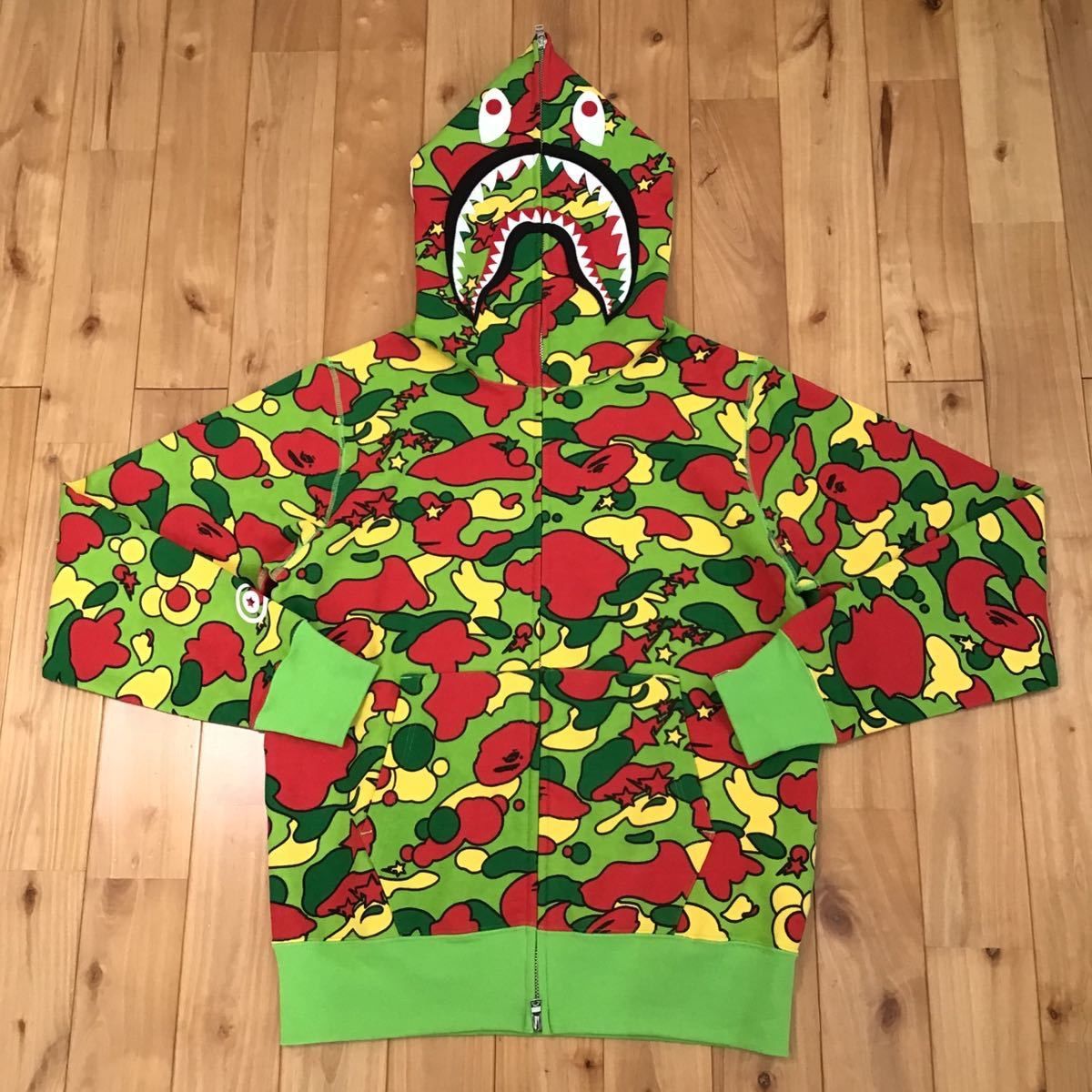 BAPE STA camo シャーク パーカー Psyche shark ベイプ - メルカリ