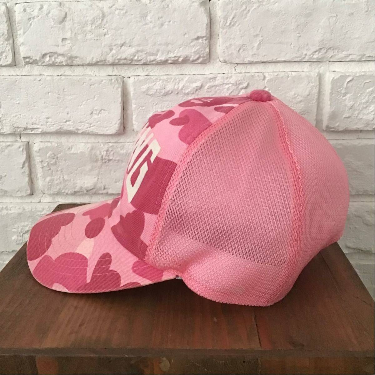 ABC camo pink キャップ a bathing ape BAPE ABCカモ ピンク hat