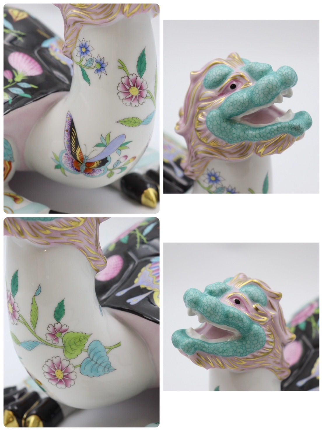 ヘレンド　ドラゴンタートル　龍亀　SP225VT 世界150体限定　陶器置物 希少 ヘレンド HEREND ドラゴンタートル 龍亀 SP225VT 世界150体限定