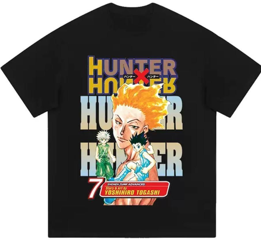 ハンターハンター ヒソカ メンズ Tシャツ 半袖 レトロ リプリント ブラックHUNTER×HUNTER 夏 XL 2XL ユニセックス アニメT -  メルカリ