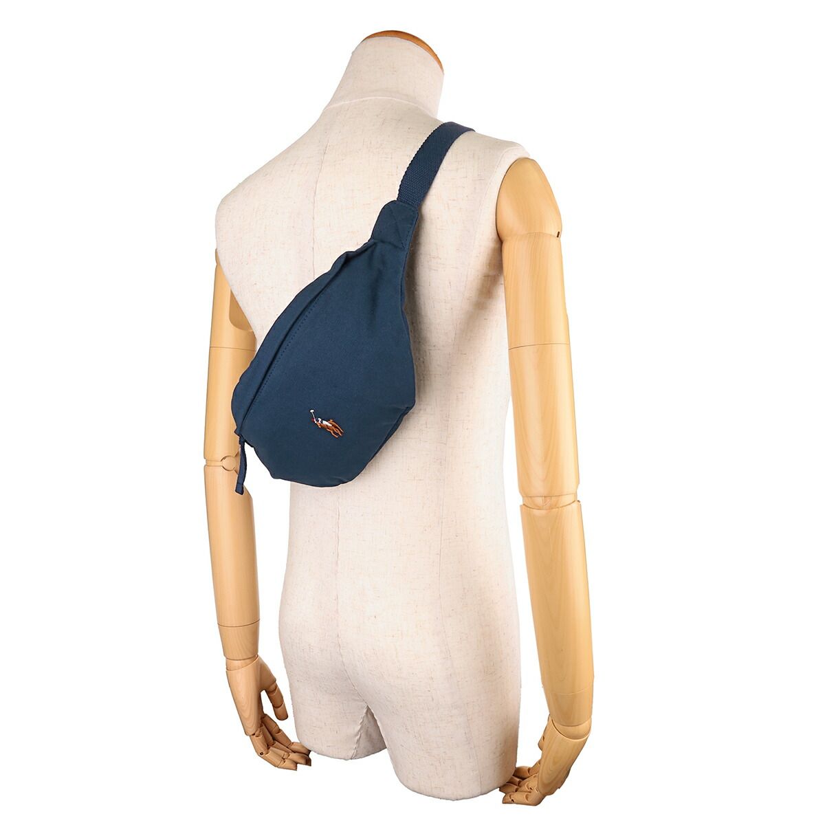 【新品未使用タグ付き】ポロラルフローレン　キャンバス ウエストポーチ　現行モデル POLO RALPH LAUREN ウエストポーチ キャンバス メンズ