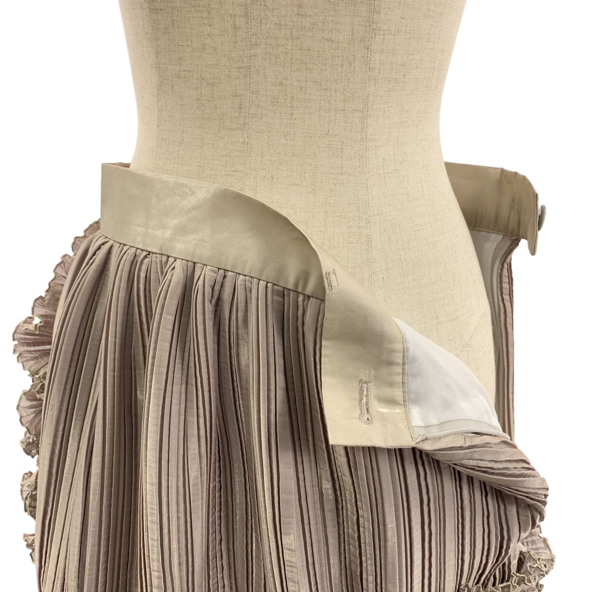 スカート 裏地付き