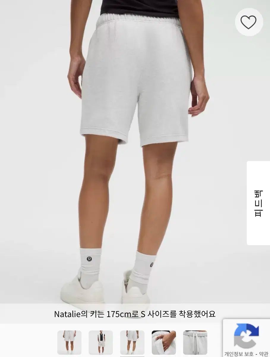 ルルレモン_ scuba ミッドライズ オーバーサイズド ショーツ 7インチ グラフィック - グレー S