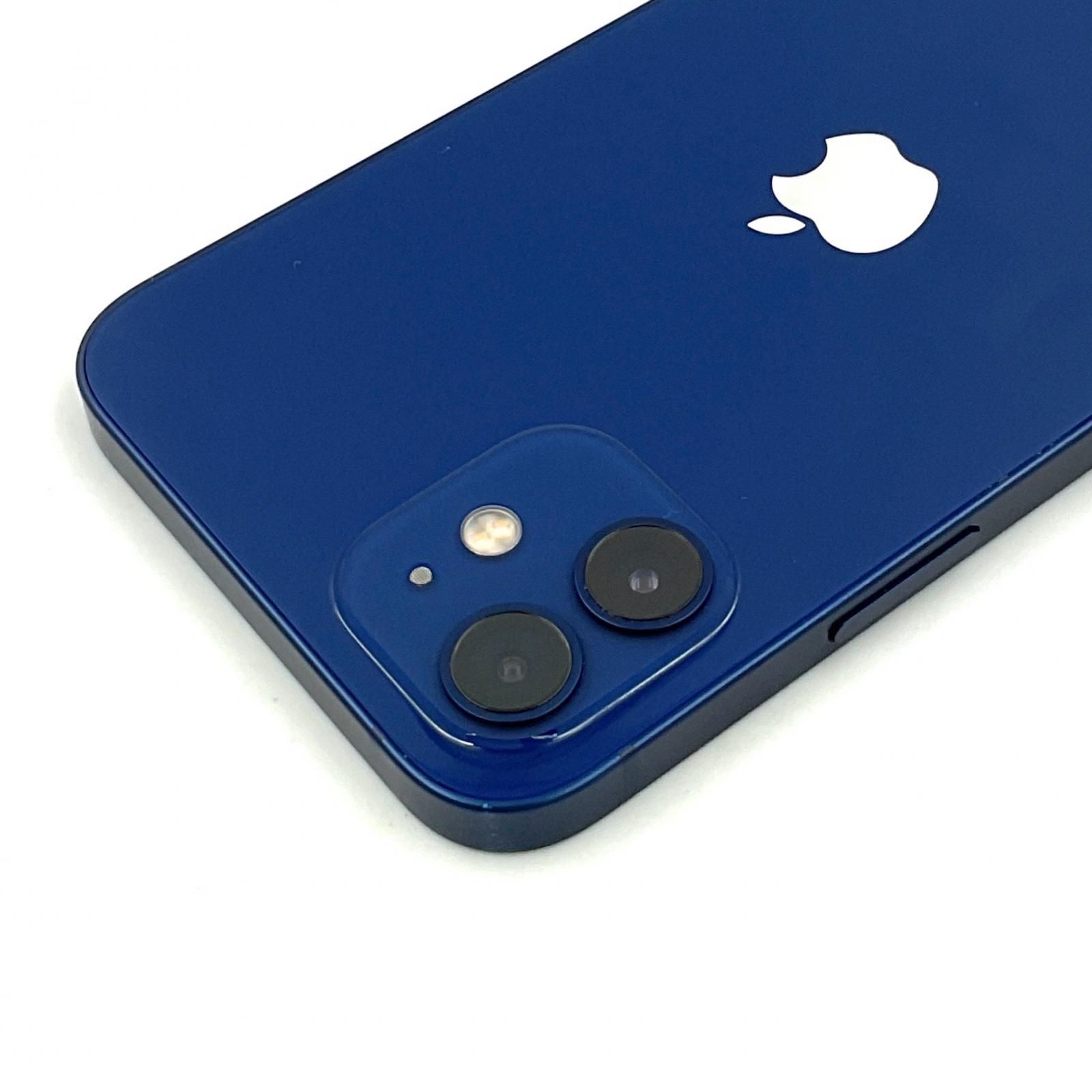 全額返金保証】【最速発送】Apple iPhone 12 128GB ブルー Softbank 白  