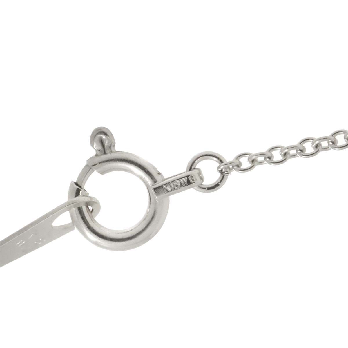 アイプリモ I PRIMO ダイヤ 0.15ct ネックレス 41cm K18 WG アイプリモ I PRIMO ダイヤ 0.15ct ネックレス 41cm K18 WG