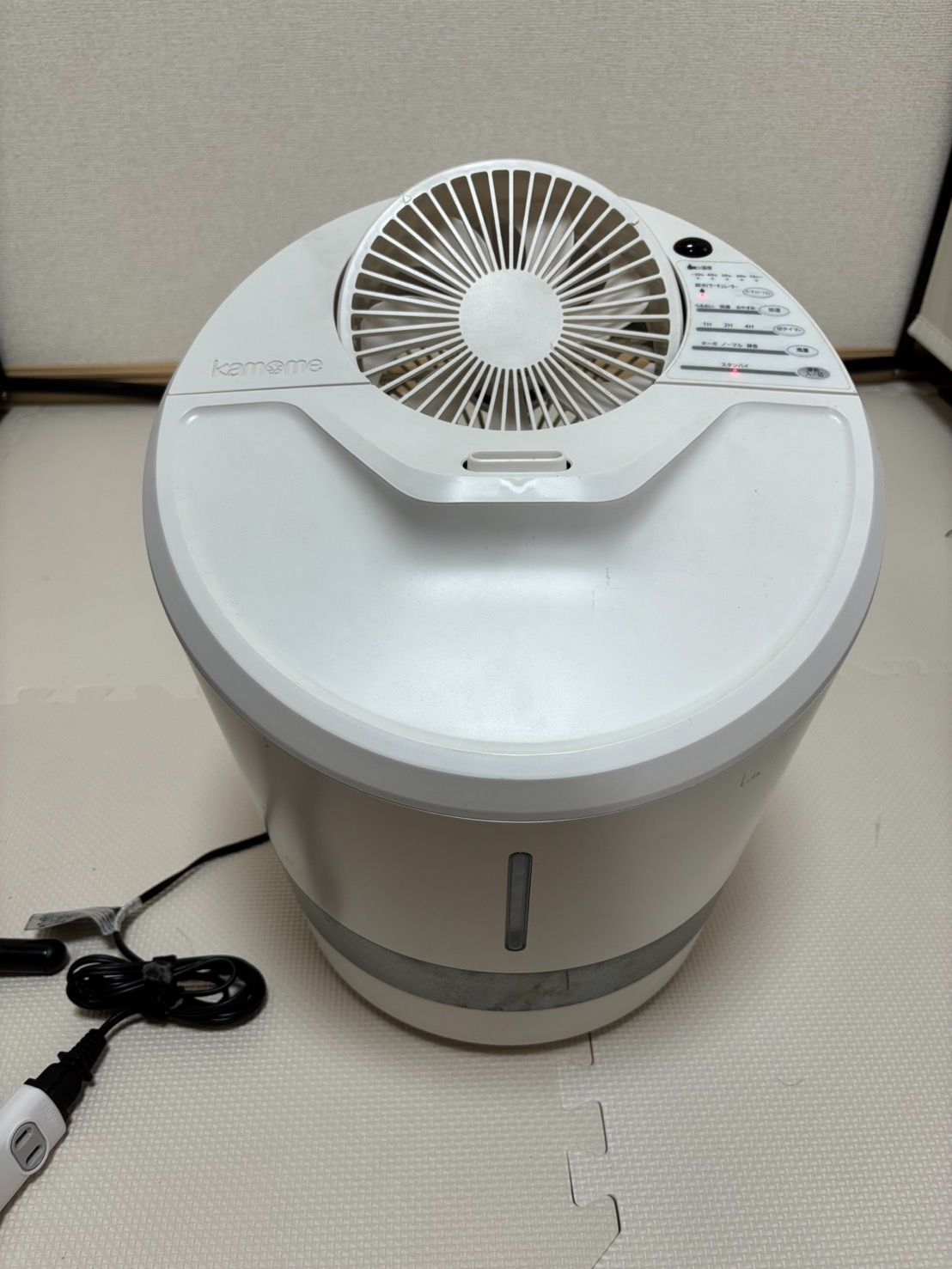 【新品】kamome ハイブリッド式加湿器 ホワイト KAM-KH1301-WH kamome ハイブリッド式加湿器 ホワイト KAM-KH1301 WH : 夢の