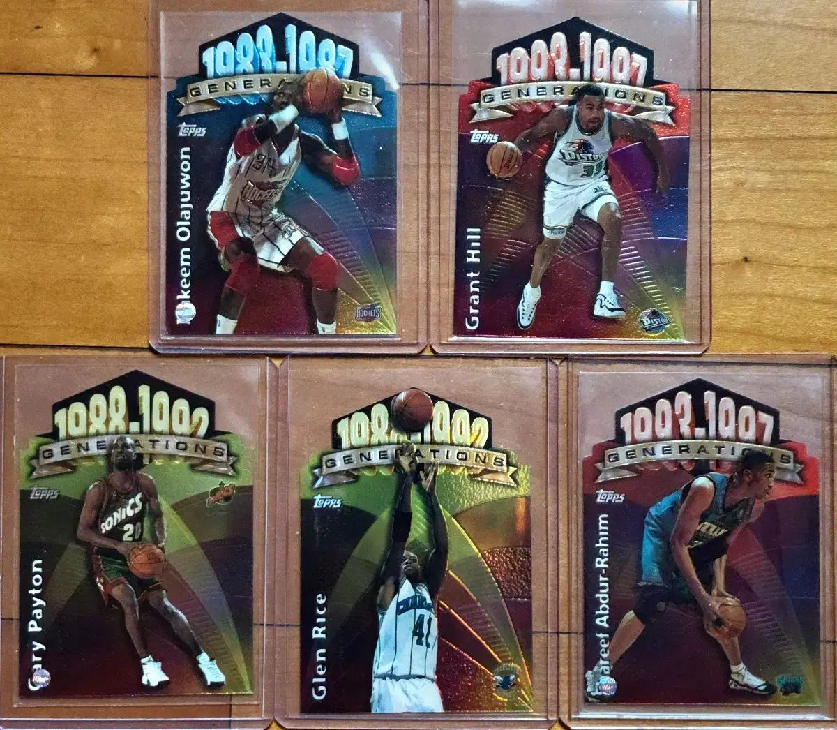 1997 ー 1998 Topps Generations cards 5 腸