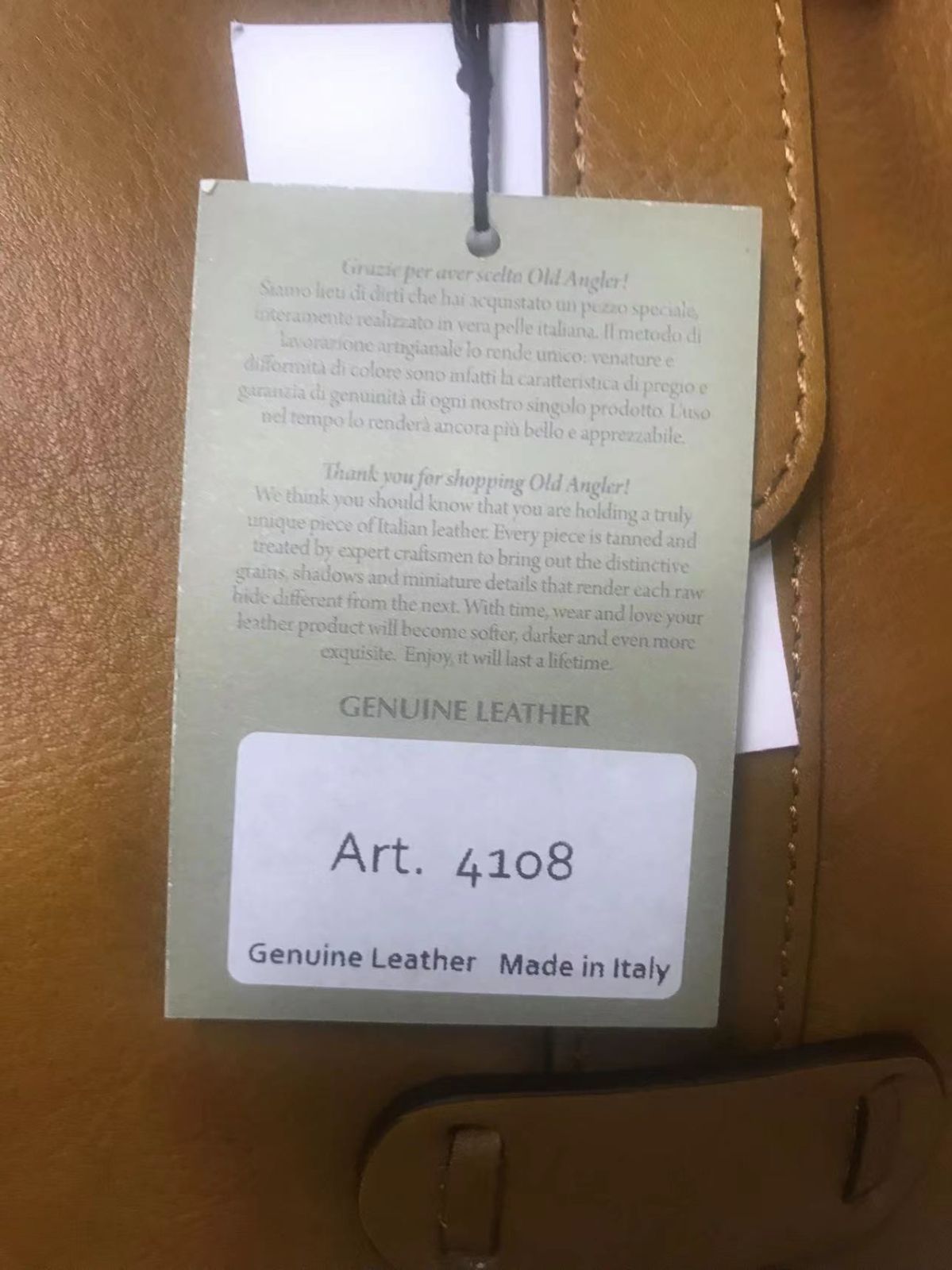 新品未使用 Old Aangler Firenze イダリア制特注ボストンバッグ - メルカリ