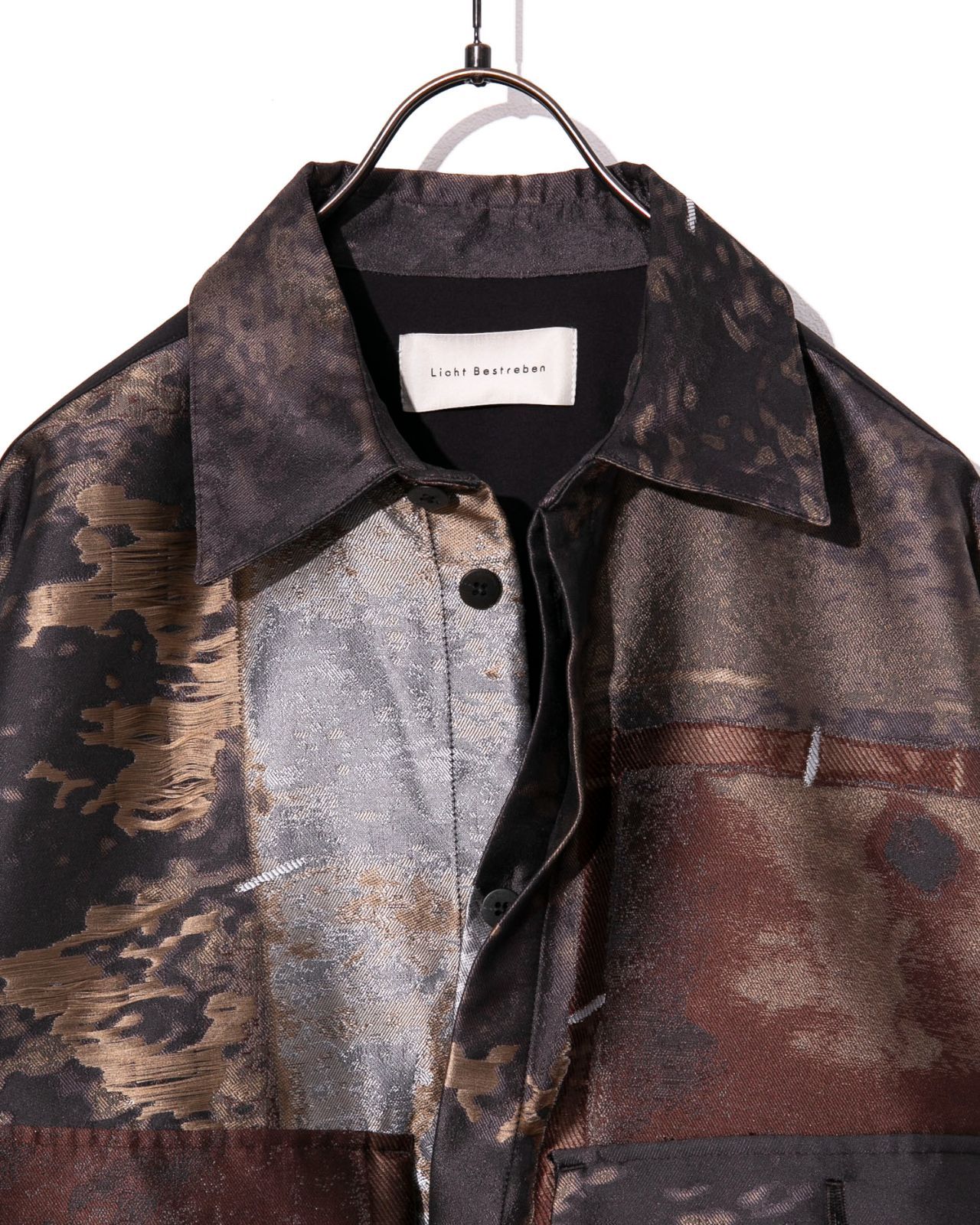 Licht Bestreben リヒト 22SS ジャカード シャツジャケット Licht Bestreben リヒト 22SS ジャカード シャツジャケット
