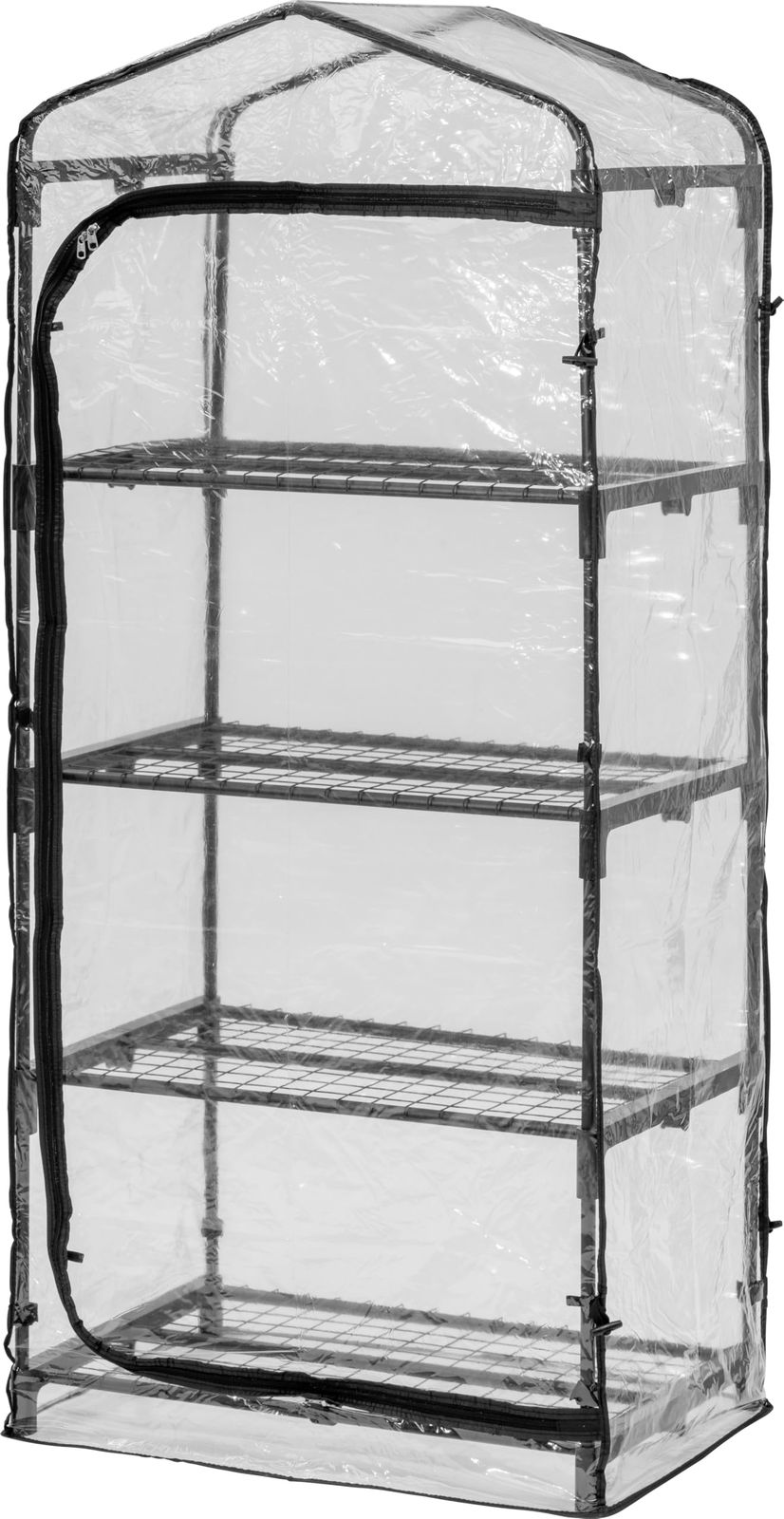 新品 タカショー ビニールハウス ダブルジップ温室 4段 カバー クリア