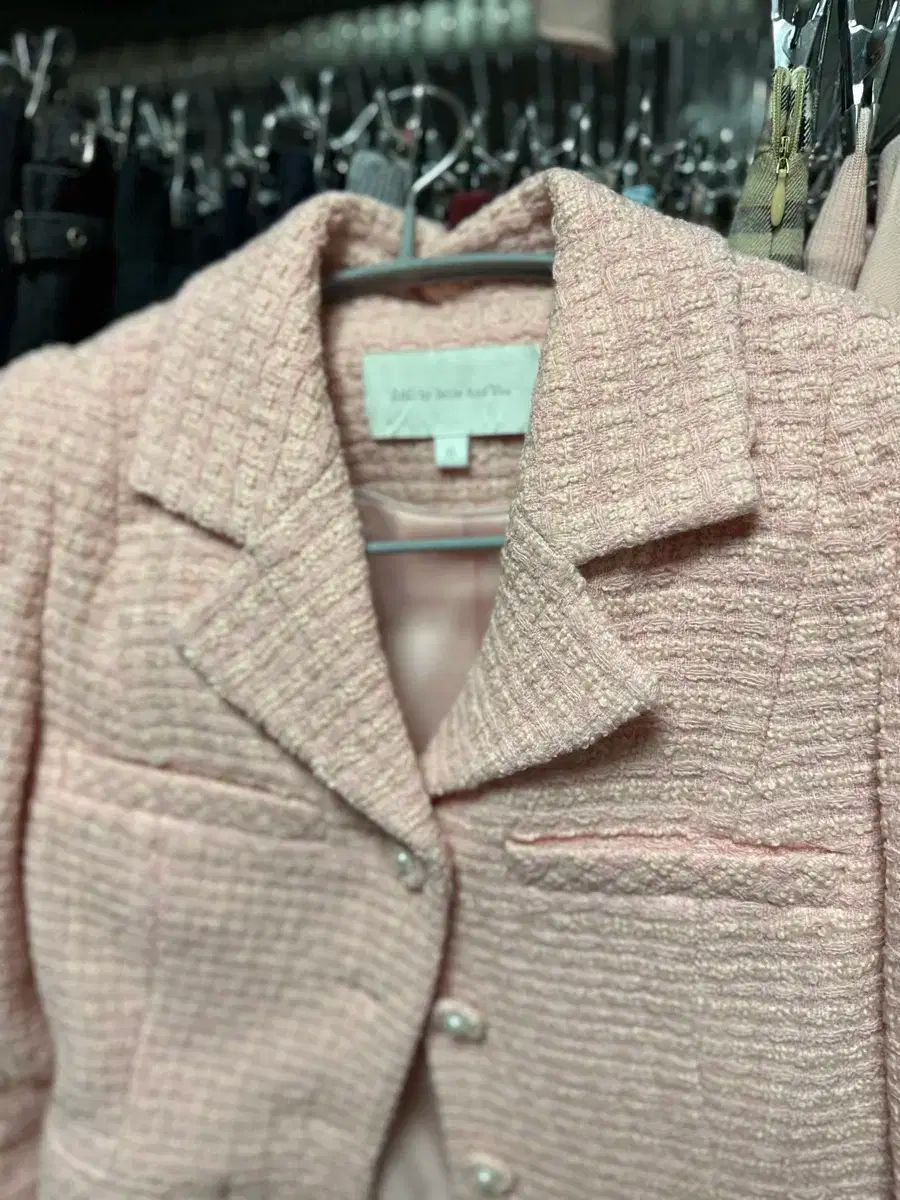 BAU ピンク ツイード セットアップ Bride And You ブライドアンドユー