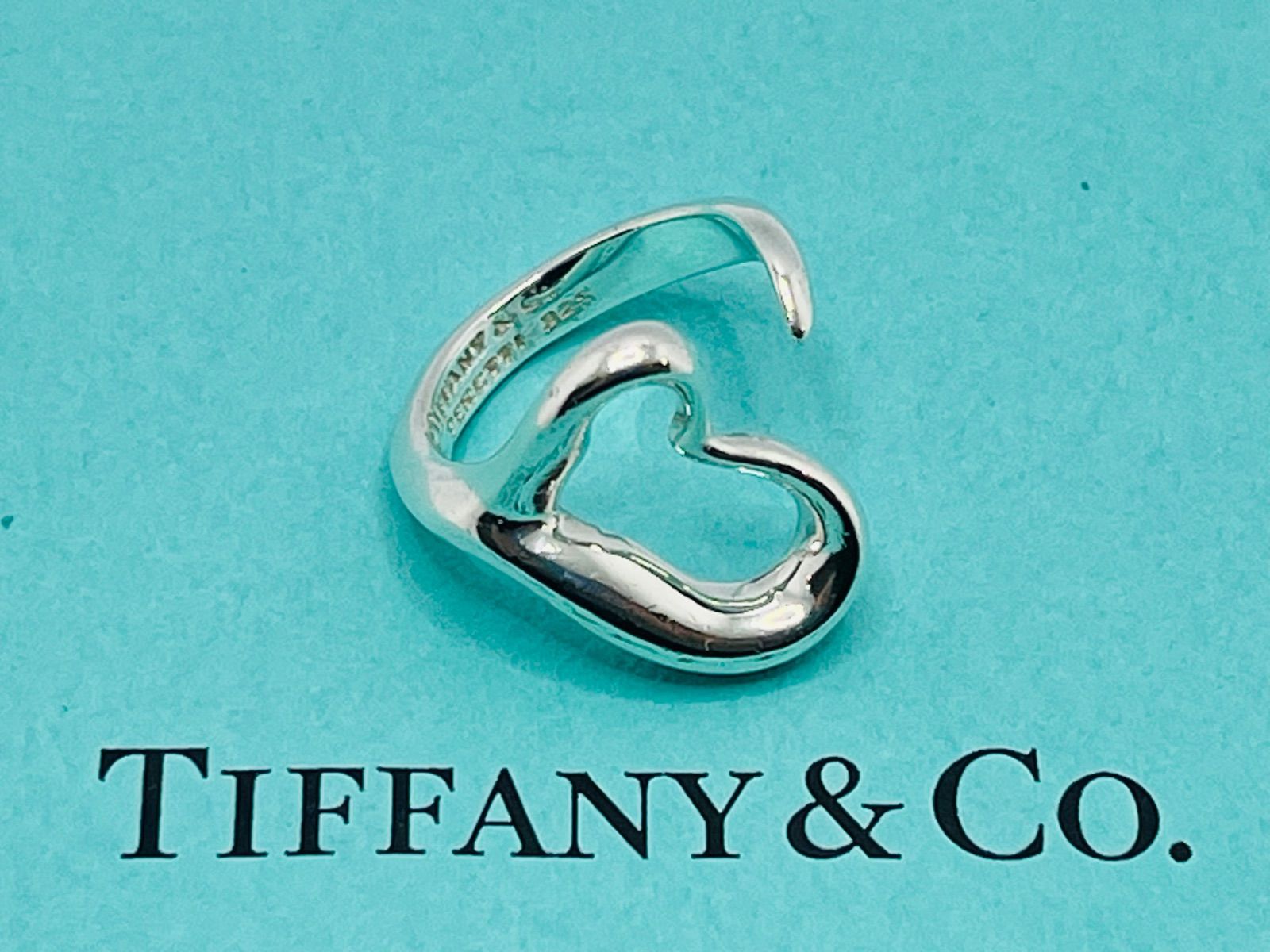 [鑑定済] Tiffany&Co ティファニー オープンハート リング シルバー 楽天市場】ティファニー オープンハート リング・指輪 シルバー