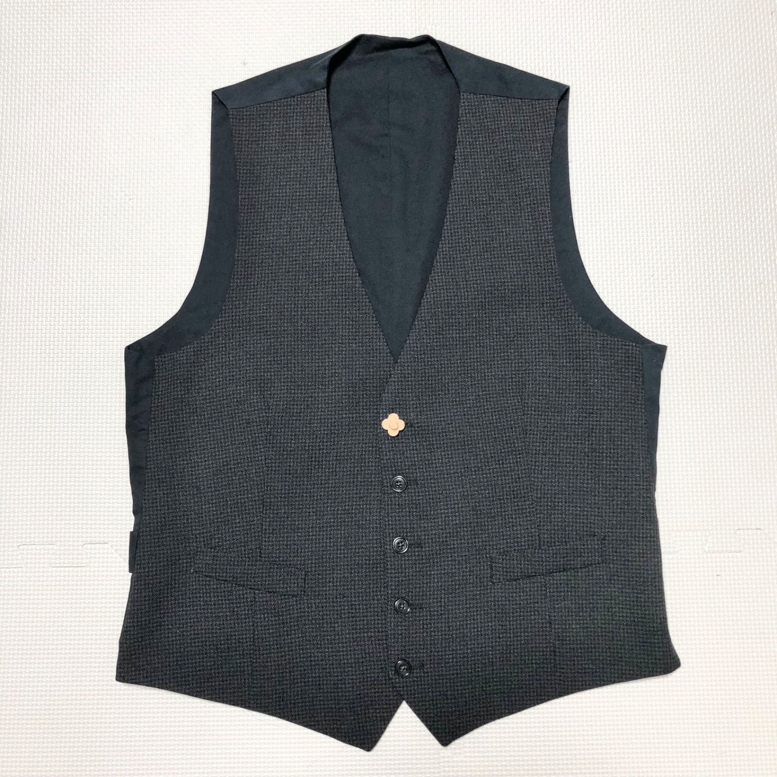 ラルディーニ ベスト ジレ 50 □極美品□LARDINI ラルディーニ ジレ ベスト size50(L) イタリア製