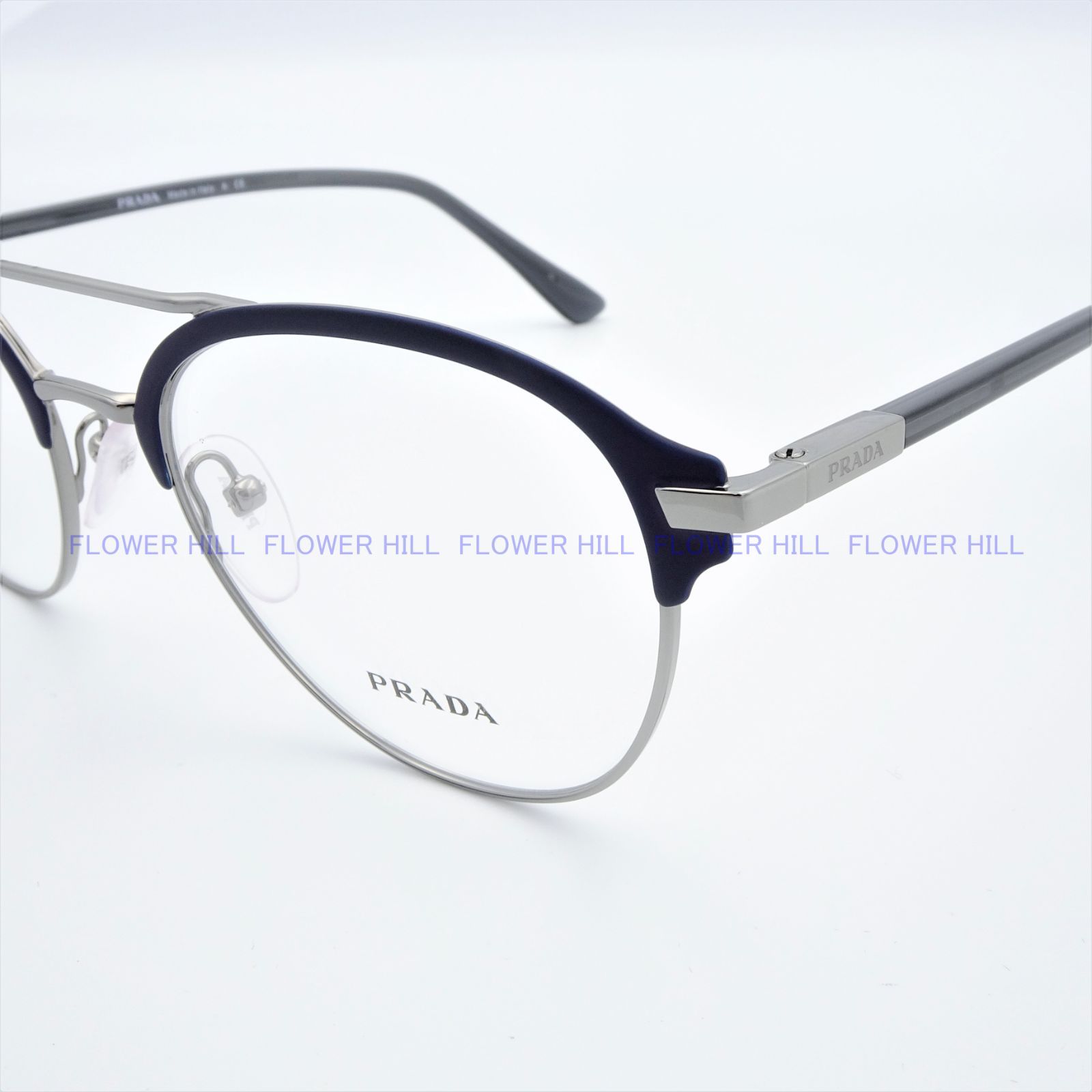 PRADA プラダ メガネ フレーム VPR61W 02N マットネイビー セルメタル 