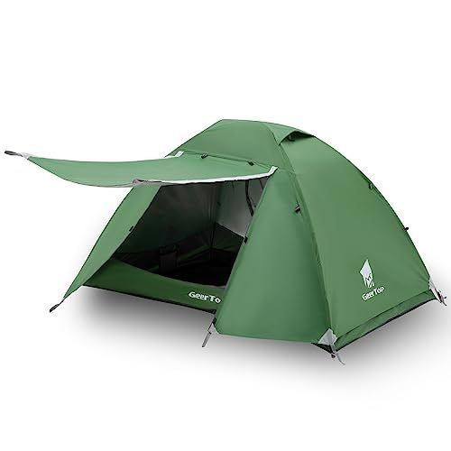 Geer Top テント 2人用 前室あり 軽量 コンパクト UVカット 防水 通気 