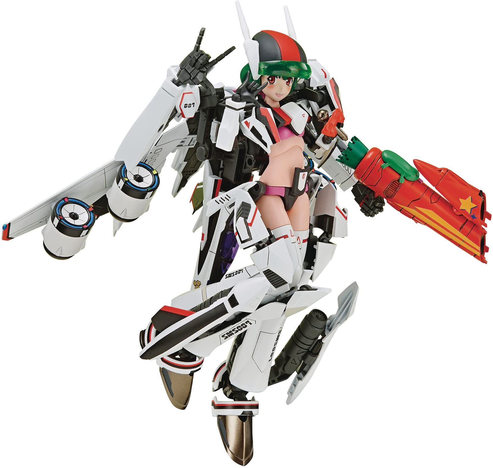青島文化教材社 VFG マクロスフロンティア VF-25F メサイア ランカ リー 全高約150mm 色分け済みプラモデル MC-09