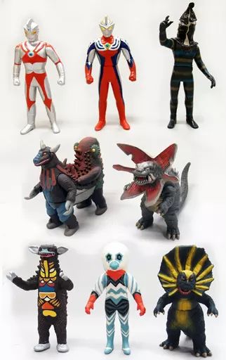 ウルトラマンソフビ道 其ノ四 8個 中古】トレーディングフィギュア 全8種セット 「ウルトラマン