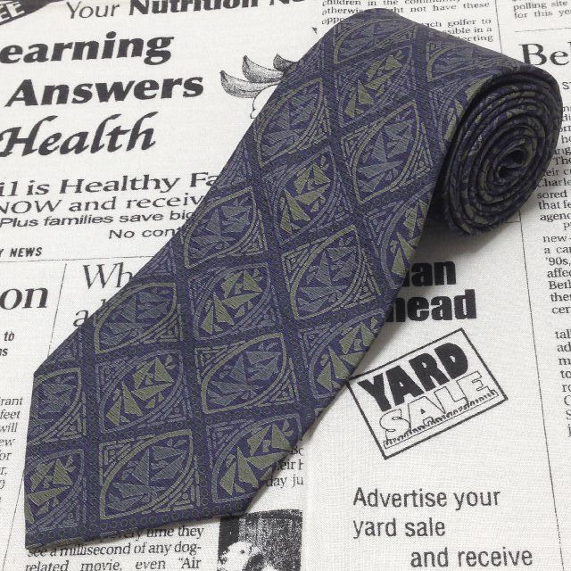 ダーバン DURBAN 微光沢 ネクタイ シルク パターン柄 ミックス H-006808 ゆうパケット