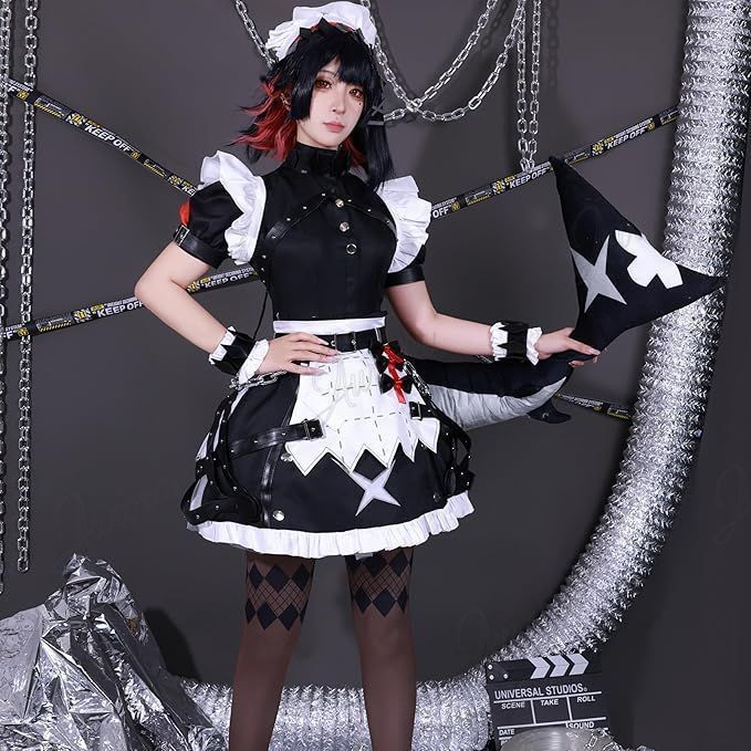 ゼンゼロ エレン コスプレ衣装＋ウィッグ＋尻尾＋アクセサリー類 Amazon.co.jp: [TULIE] エレン・ジョー コスプレ 衣装 ウィッグ