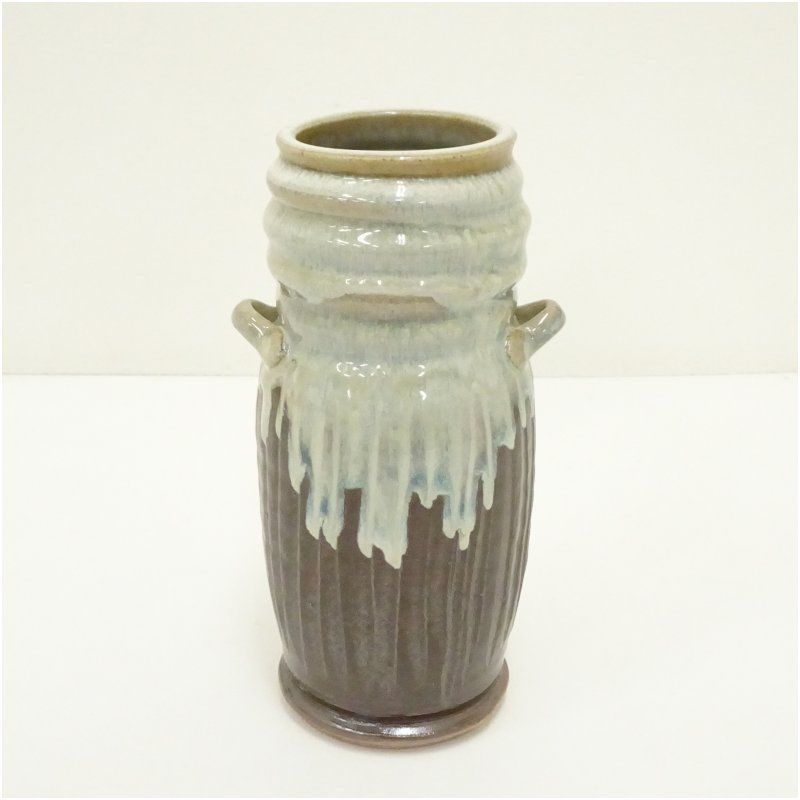 西尾香舟造 瀬戸釉花入（共箱） 花入れ 茶道 茶道具 花瓶 花器