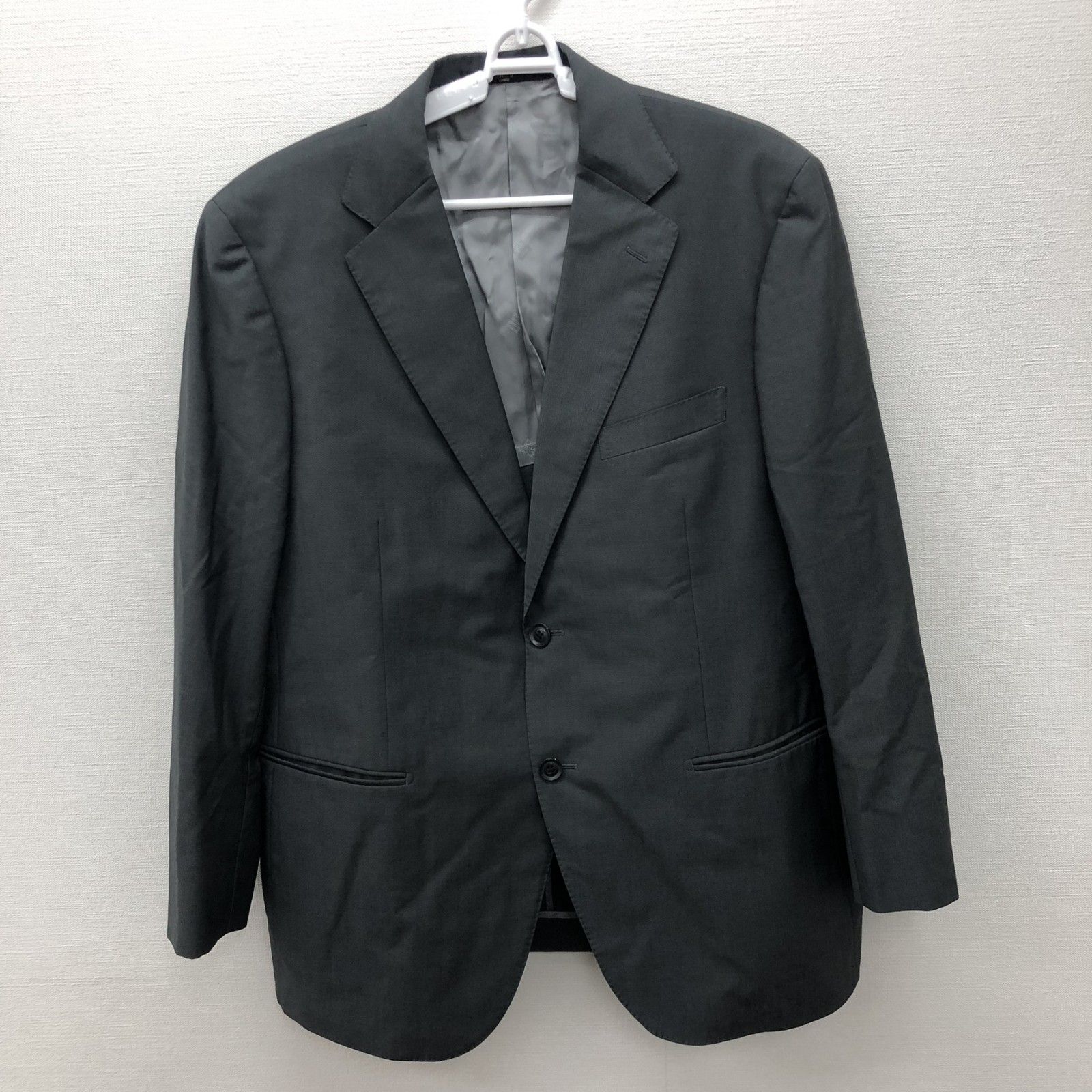 DAKS ダックス グレー ジャケット アウター オフィス スーツ レディース メンズ セットアップ