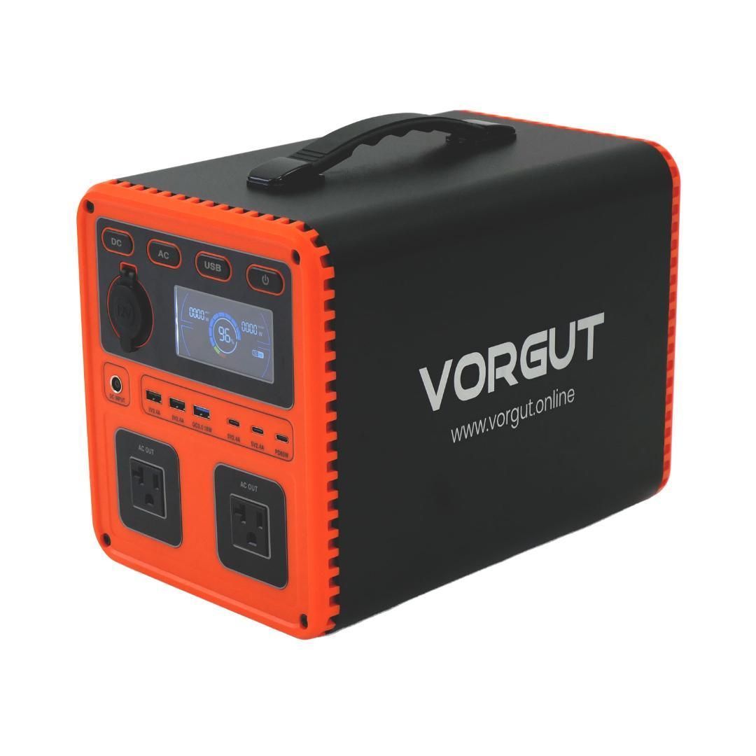 ポータブル電源 充電式 移動バッテリー オレンジ 700w アウトドア 