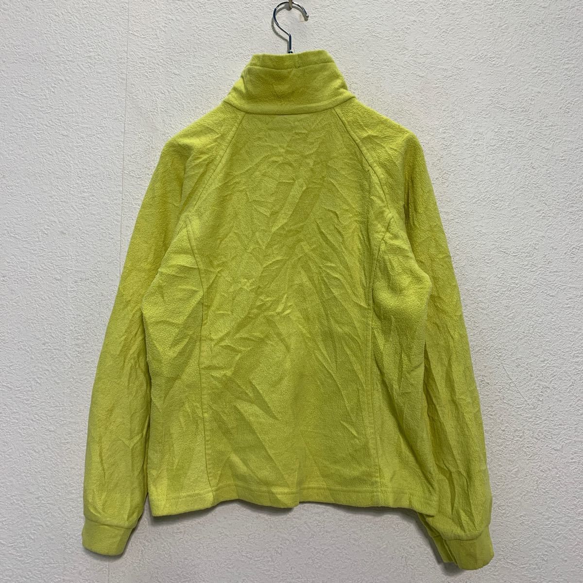 Columbia ジップアップ フリースジャケット 14/16 XL～ レディース イエロー ワンポイント ロゴ 古着卸 アメリカ仕入 a602- 5988 - メルカリ