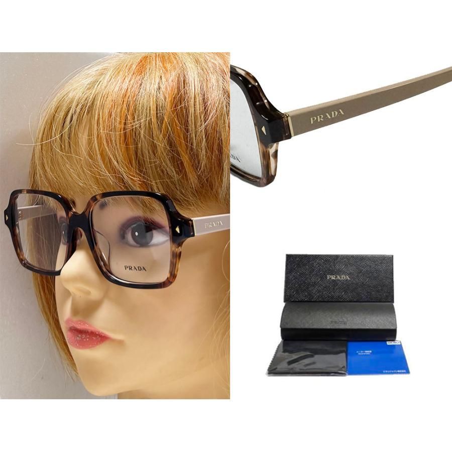 プラダ メガネフレーム PR A02VF 07R-1O1 ハバナ 国内正規品 PRADA】 プラダ メガネフレーム PR A02VF 07R-1O1 ハバナ フル