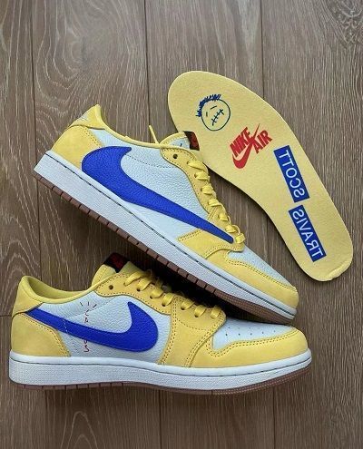 新品未使用ナイキ エア ジョーダン 1 ロー OG トラヴィス スコット カナリー レディース DZ4137-700 サイズ:5-12 Nike  Air Jordan 1 Low OG Travis Scott Canary Women'S - メルカリ