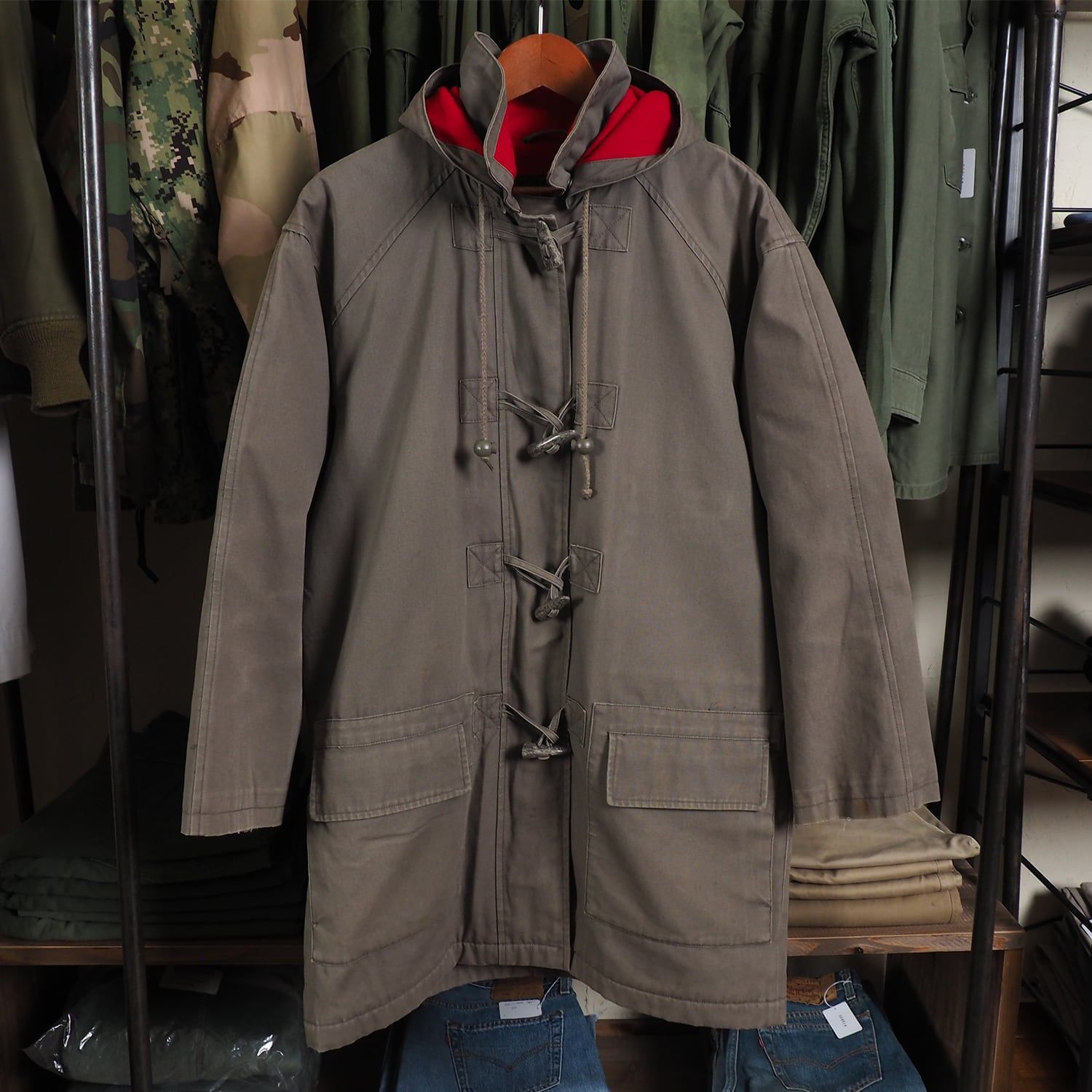 80s Eddie Bauer エディーバウアー 黒タグ ダッフルコート コート ビンテージ M Eddie Bauer - 80s eddie bauer エディーバウアー 黒タグ