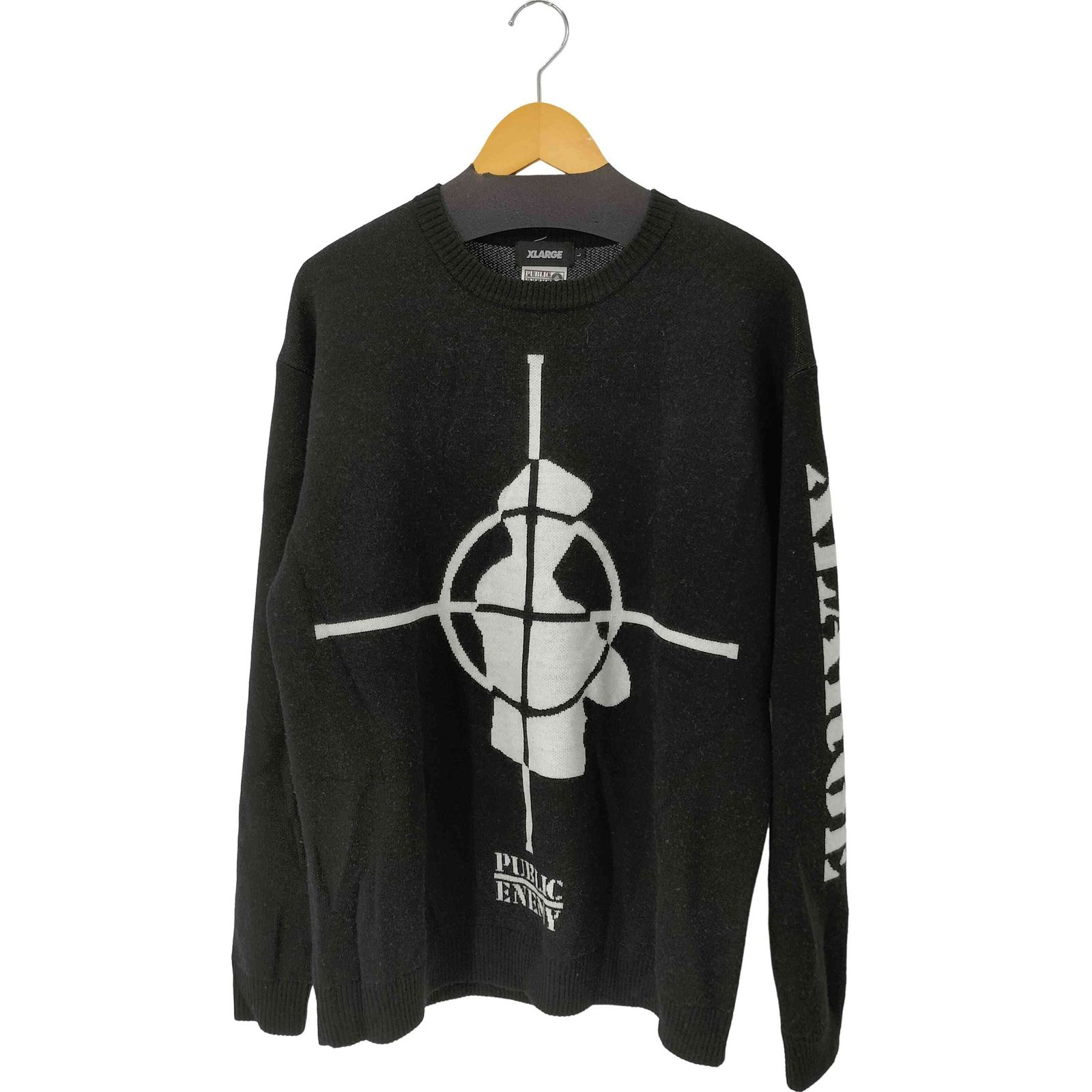 エクストララージ XLARGE PUBLIC ENEMY CREWNECK KNIT メンズ JPN：L 