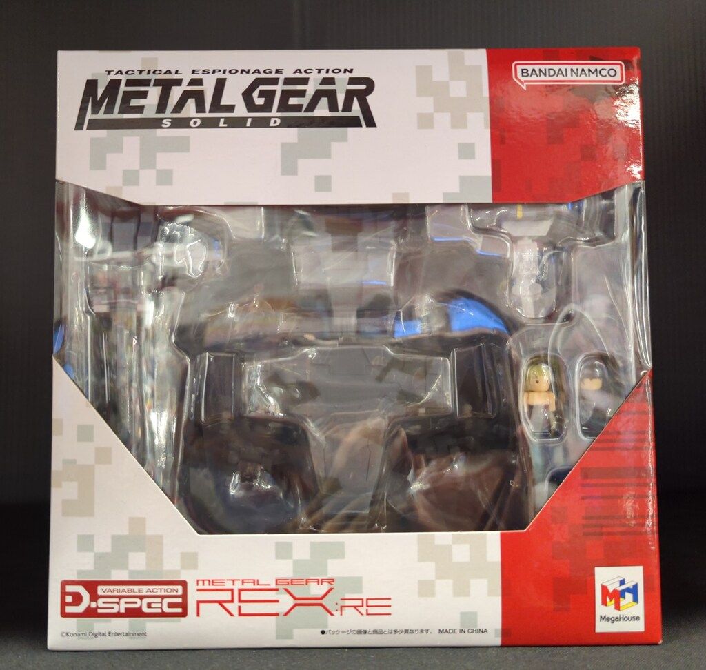 週末値下げ　ヴァリアブルアクション　メタルギアREX :RE　メガハウス デフォルメされてもカッコイイ。メガハウス「D-SPEC メタルギア