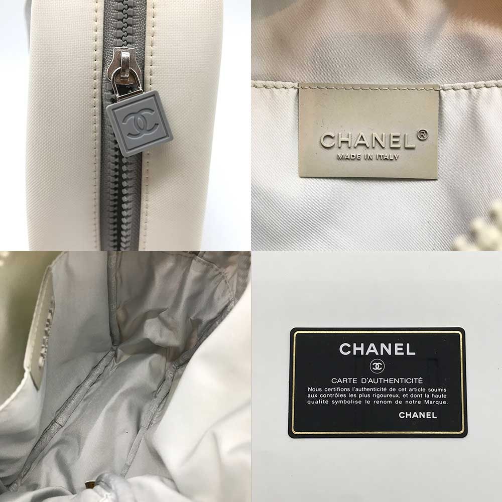 シャネル スポーツライン ショルダーバッグ ホワイト ナイロン 10番台 CHANEL ABランク 中古 - メルカリ