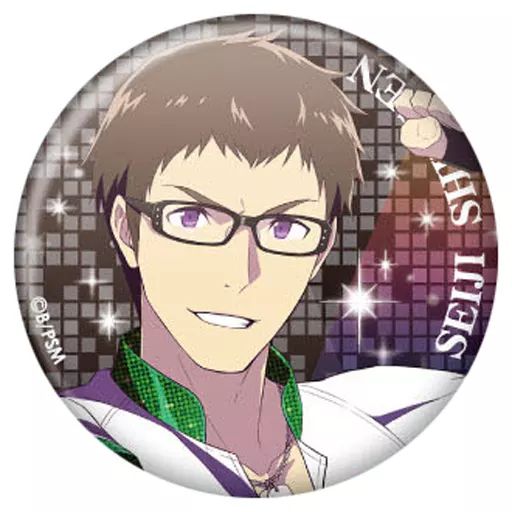 SideM 信玄誠司 缶バッジ アイドルマスター SideM グリッター缶バッジ／信玄誠司 Mフェス