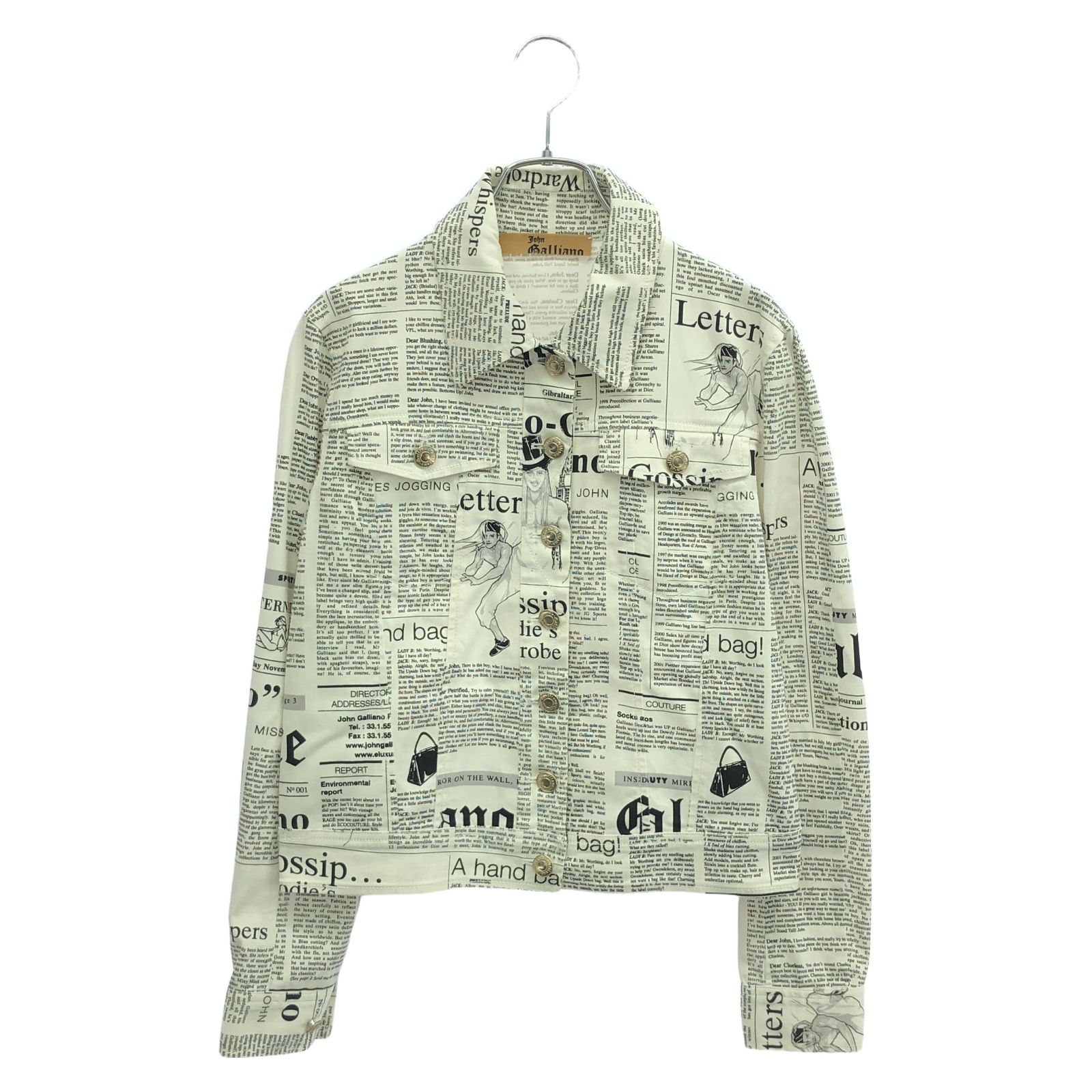 ジョンガリアーノ JOHN GALLIANO その他ジャケット ジャケット コットン ジャケット レディース Used B
