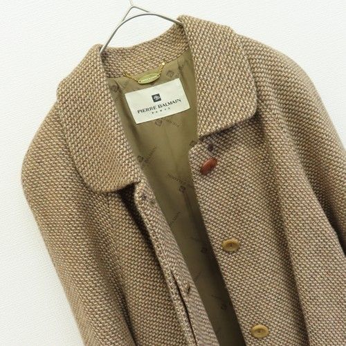 ピエールバルマン Pierre Balmain ヴィンテージ コート ロング