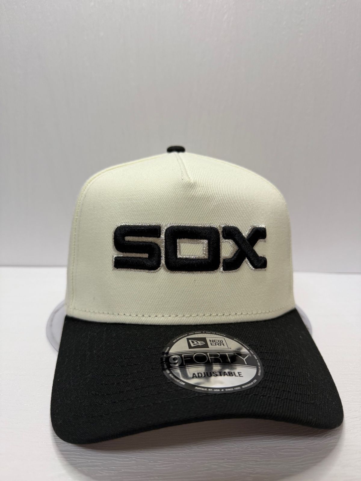 Newera シカゴホワイトソックス 50thアニバーサリー 9forty A-FRAME スナップバックキャップ ツートンカラー